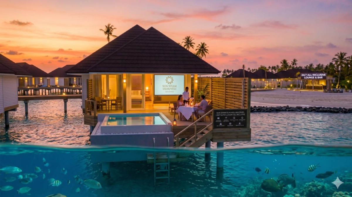 24/7 All Inclusive Dine Around At Sun Siyam Olhuveli Maldives