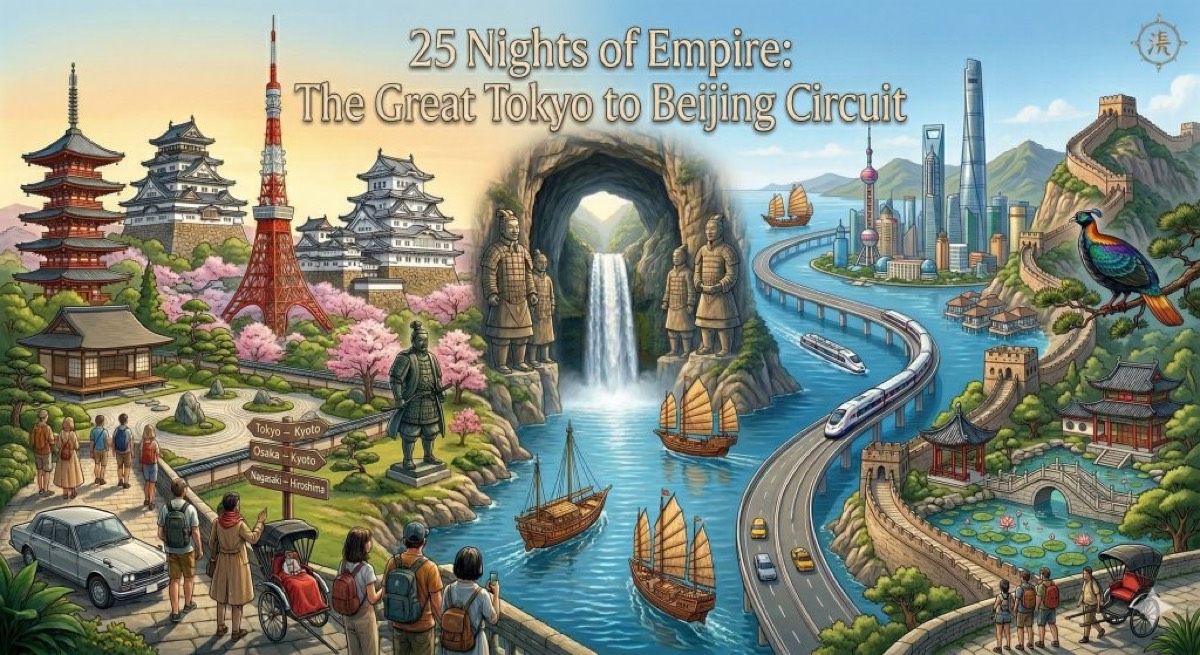 25 Nights of Empire: The Great Tokyo to Beijing Circuit