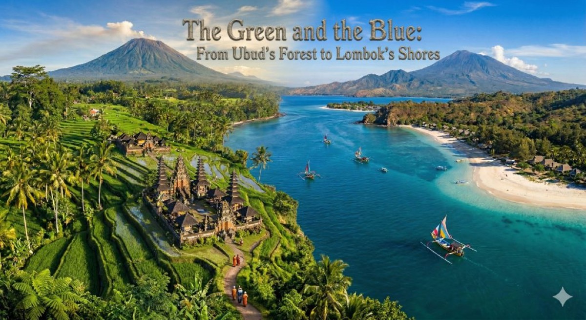 The Green and the Blue: From Ubud's Forest to Lombok's Shores