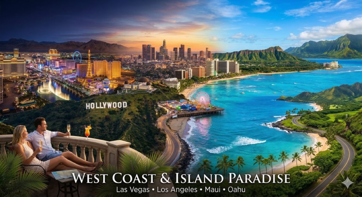 West Coast & Island Paradise: Vegas, L.A. & Hawaii