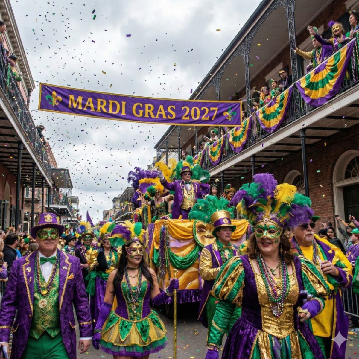 Mardi Gras with Nashville , Memphis & New Orleans 2027