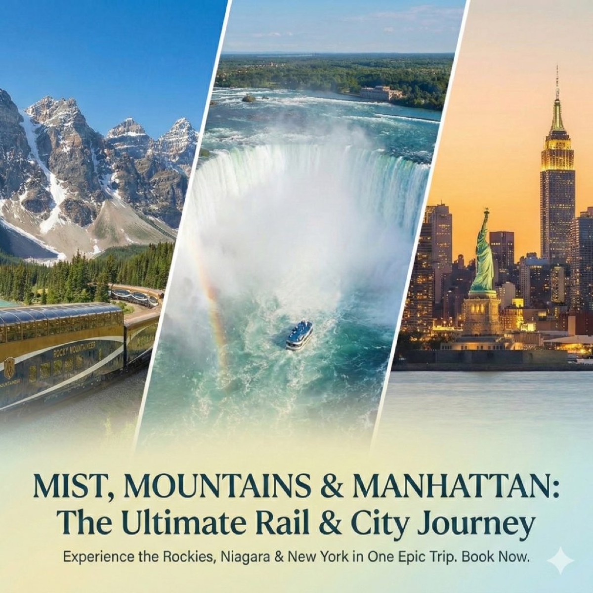Rocky Mountaineer, Niagara & New York