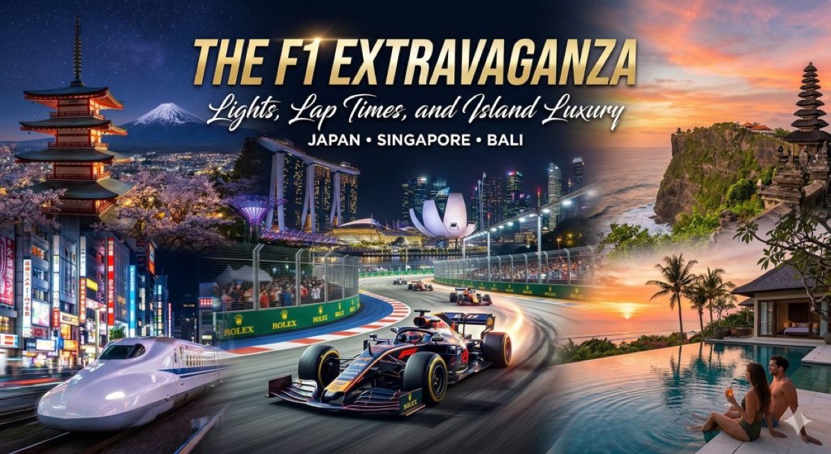 The F1 Extravaganza: Lights, Lap Times, and Island Luxury